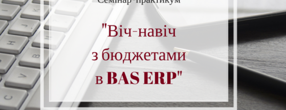 «Лицом к лицу с бюджетами в BAS ERP» (для внедренцев).  Семинар-практикум