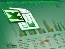 Microsoft Excel. Индивидуально