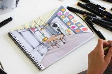 Интерьерный скетчинг. Базовый курс