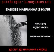 Онлайн курс Ламинирование бровей 12 уроков (В записи)